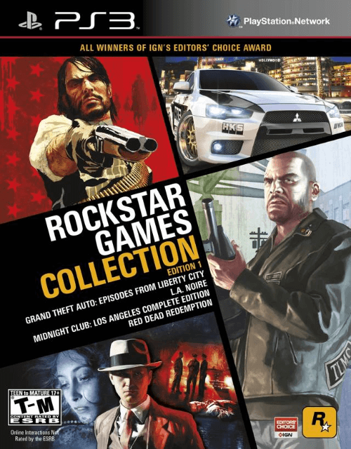 Rockstar Games Collection: Edition 1 box art for Playstation 3